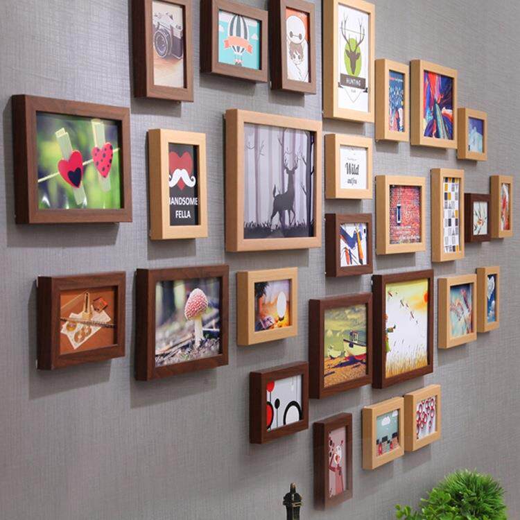 简约装饰客厅照片墙创意欧式相框挂墙组合相片墙卧室背景展示墙画