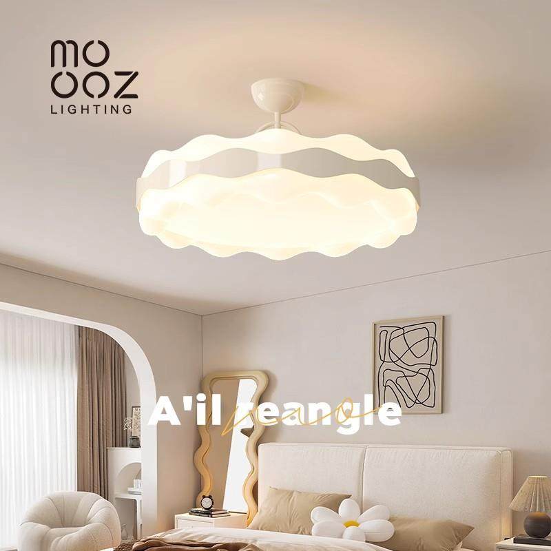 卧室吊灯2025新款创意奶油风感护眼全光谱波浪儿童房间吸顶灯,3C数码配件,USB灯,淘宝优惠券,粉丝福利购,淘宝优惠卷