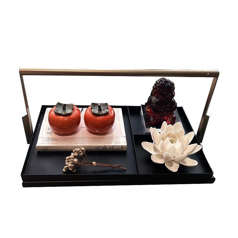 新中式托盘组合摆件狮子莲花柿子花艺茶室茶几软装样板房家居装饰,农机/农具/农膜,播种栽苗器/地膜机,淘宝优惠券,粉丝福利购,淘宝优惠卷