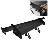 双层定风翼 汽车改装 配件三厢车铝合金尾翼 打孔扰流板135cm跨境