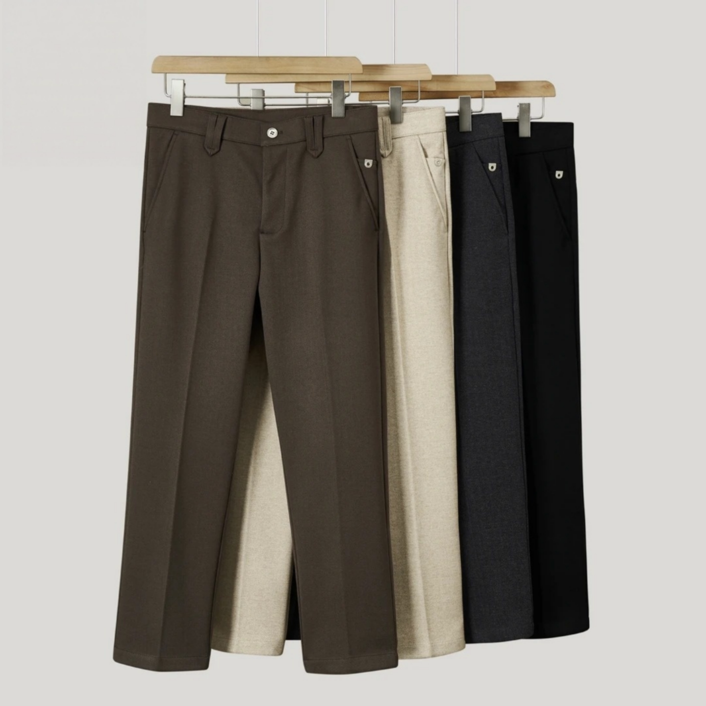 秋冬新款简约时尚百搭老钱风纯色