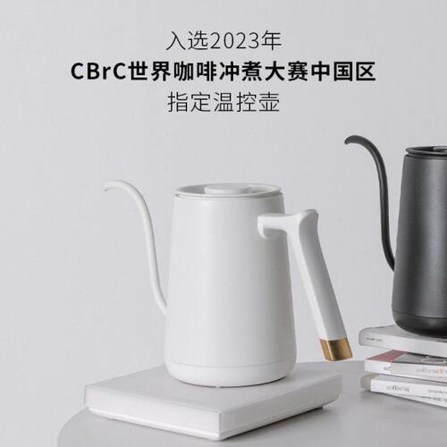 细鱼 控家用手冲壶温控口Smart泰电热水壶温泡茶壶不锈钢咖啡壶摩
