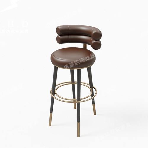 .酒吧发光桌吧椅夜场散台铁艺脚凳音乐清吧卡座沙发桌椅组合