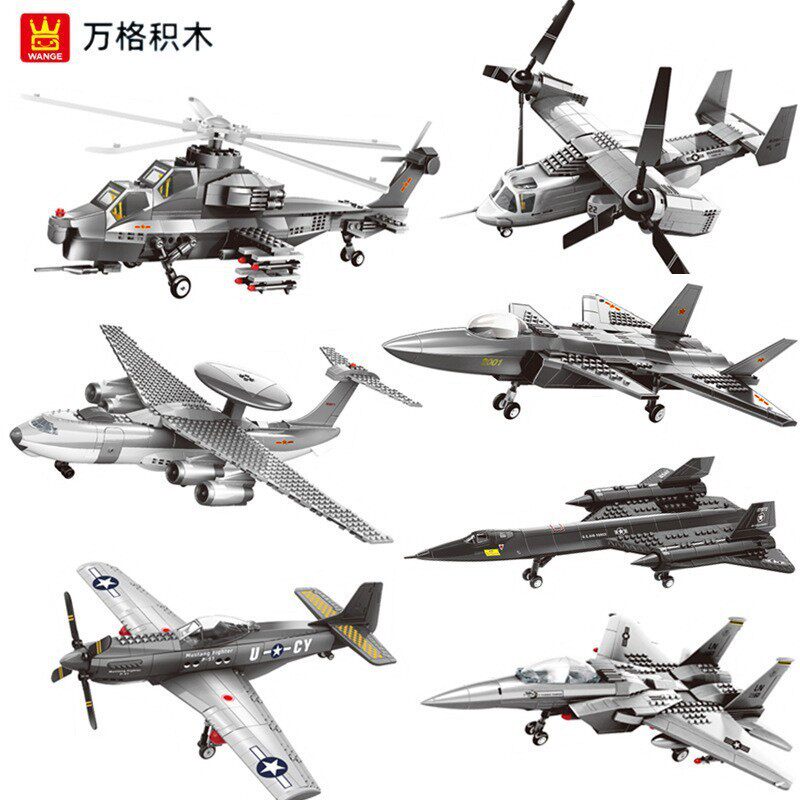 万格拼插积木6岁普通塑料积木