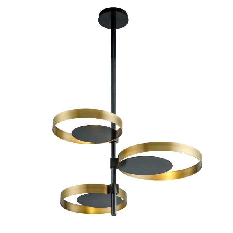 全铜后现代吊灯简约轻奢创意个性设计师餐厅书房卧室艺术装饰吊灯