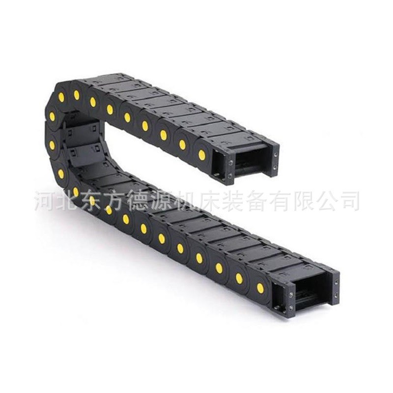 厂家直供工程尼龙拖链 长行程耐磨耐高温塑料拖链 塑料拖链厂家