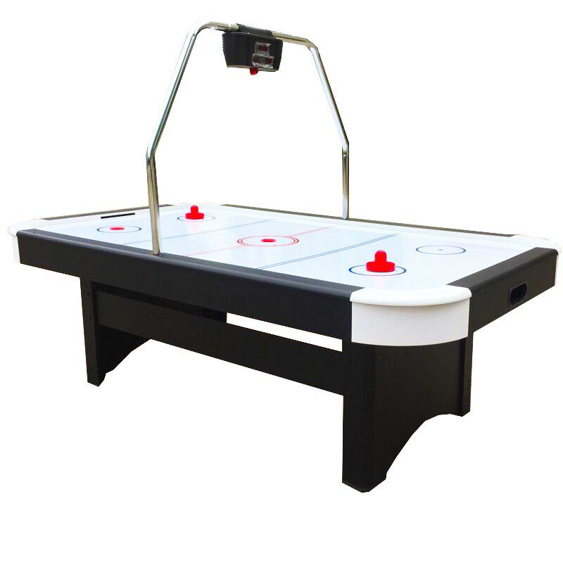 七尺桌上冰球桌标准成人桌面冰球机桌上曲棍球空气冰球台电子计分