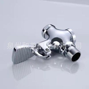 脚踏冲洗阀厕所冲洗阀铜脚踩式 蹲大便器冲水阀延时冲洗阀厂家