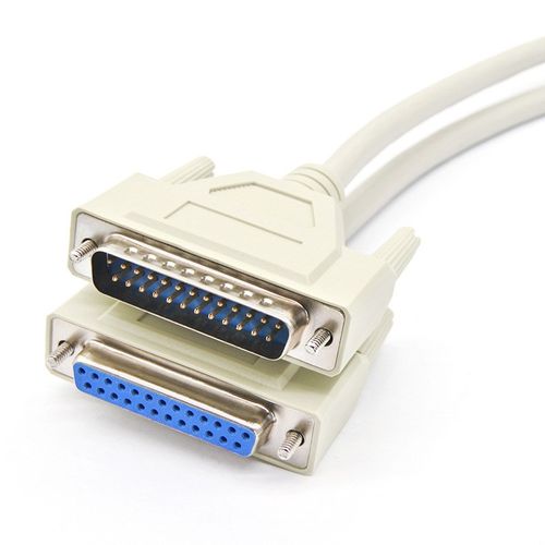 供应DB25公对母25针M对F延长连接线 5米双排针串口工控线DB25线