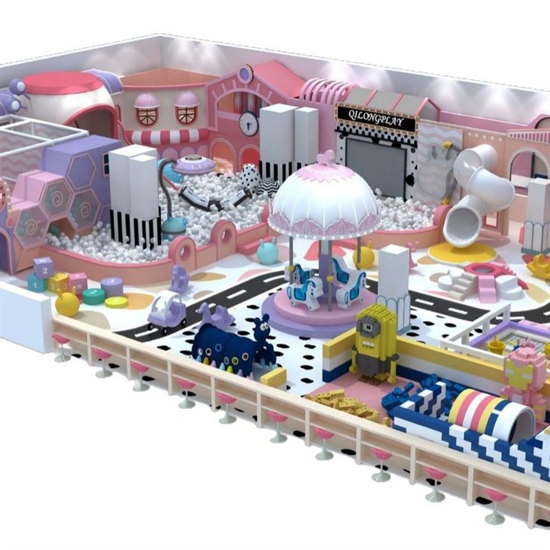 大小型淘气堡儿童乐园游乐场设备幼儿园室内娱乐设施温州厂家定制