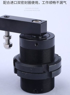 ASC气缸ASC-TB25L-32-40-50-60-LFR空压转角缸外螺纹全牙转角气缸