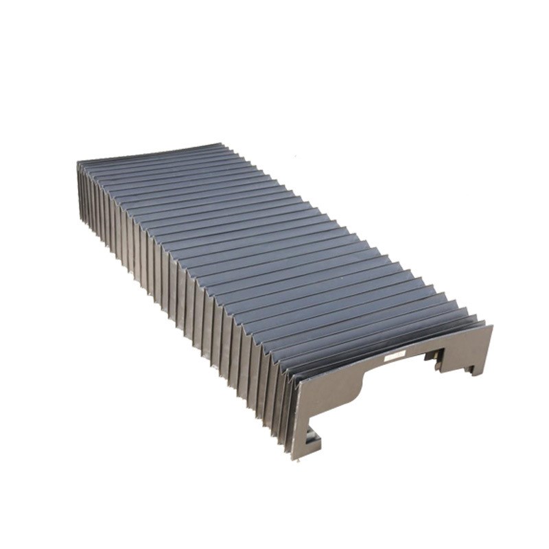 U形风琴防护罩一字帘方形门形柔性激光切割机伸缩式导轨防尘罩