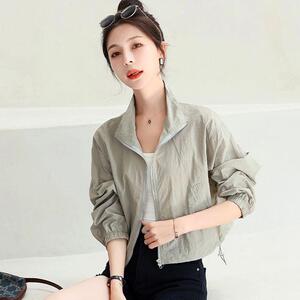 短款防晒衣大码女夏季宽松轻薄户外防晒服小个子防紫外线港风外套