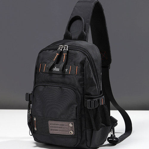 胸包斜挎包胸前包休闲运动斜挎包