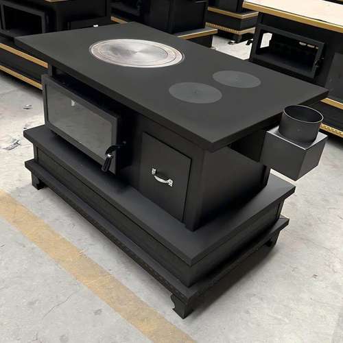 真火壁炉家用取暖炉烧木柴柴火炉藏式多功能气化炉玻璃炉门烤厂家