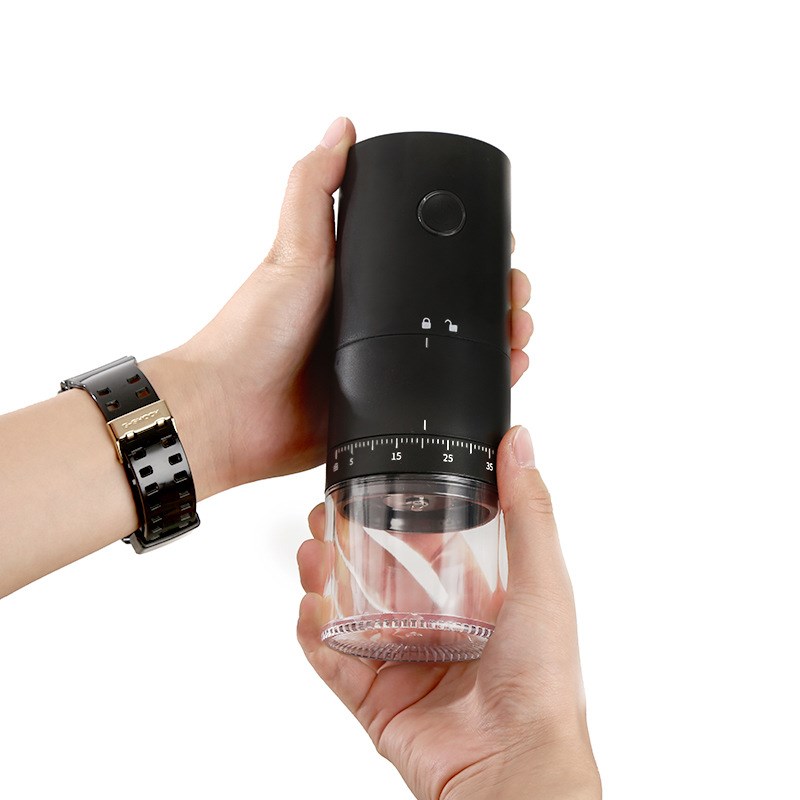 电动咖啡豆研磨机充电款自动磨豆机便携咖啡磨粉机研磨器钢芯魔豆