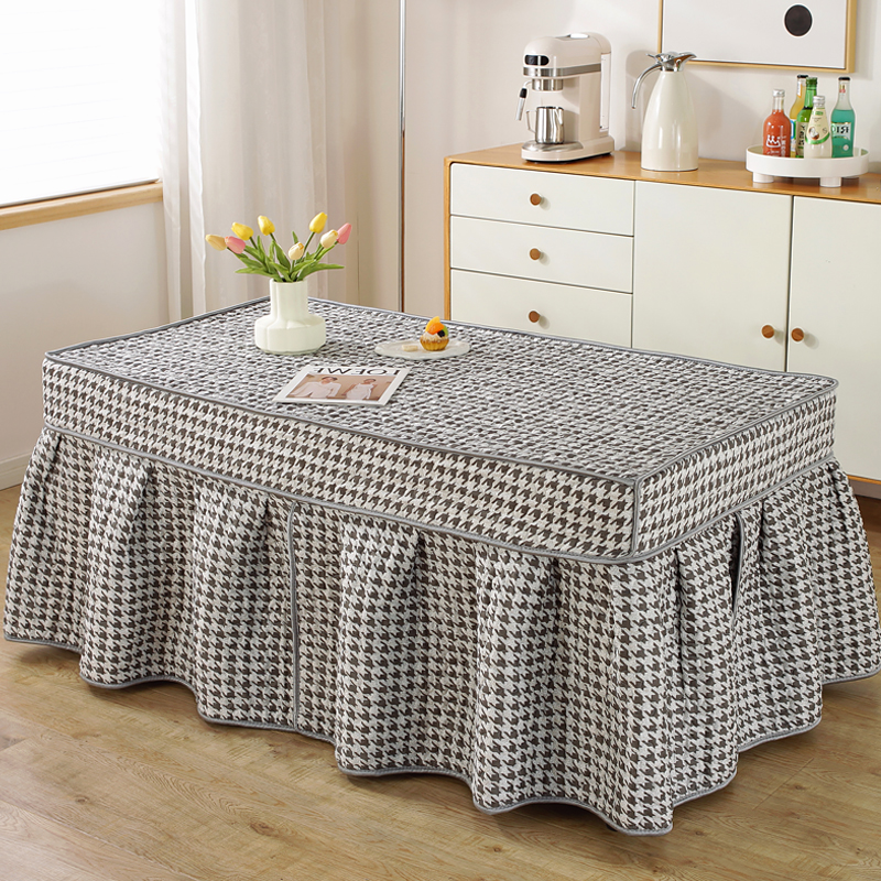 新款烤火桌子罩套烤火罩电炉罩加厚长方形茶几电暖桌罩烤火炉桌布