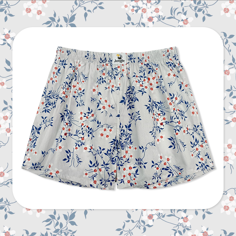 阿罗裤宽松短睡裤衩头内裤男生款平四角纯棉舒适透气大码夏季潮流