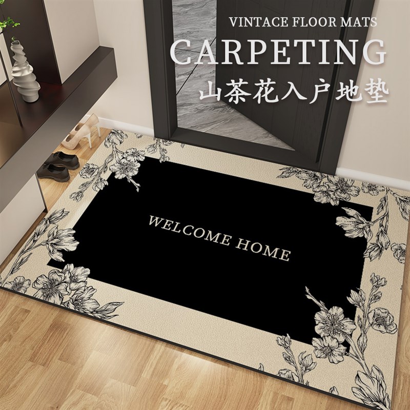 入户门地垫进门脚垫门口地毯玄关门垫免洗防滑可裁剪门Z口地垫可
