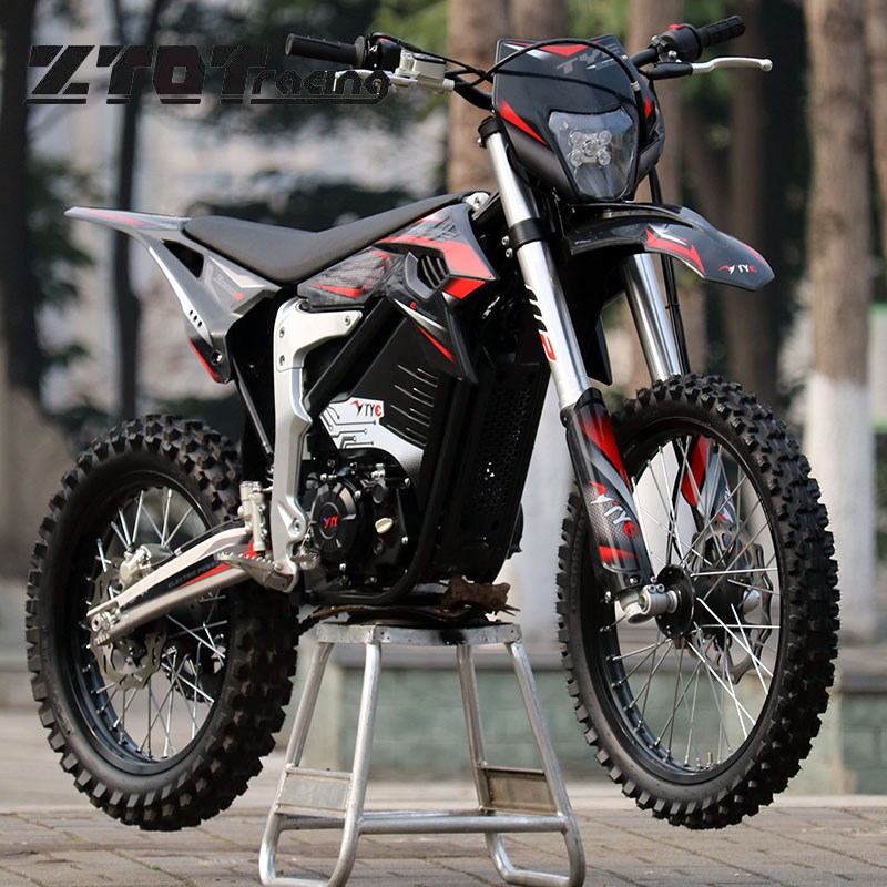 腾跃72V50A电动越野摩托车林道爬山新能源山地高架赛车