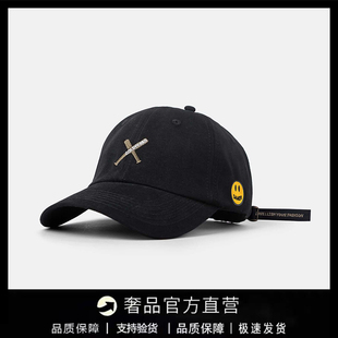 【一折专区】DREW SEEW笑脸帽子个性棒球帽男女夏季百搭鸭舌帽潮