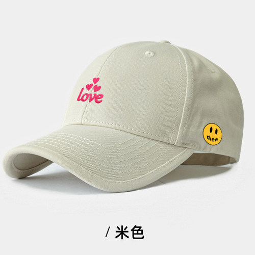 【一折专区】DREW SEEW 笑脸休闲鸭舌帽百搭遮阳显脸小棒球帽出游