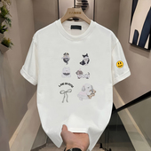 型T恤圆领短袖 百搭时尚 SEEW 笑脸休闲风标准版 一折专区 DREW