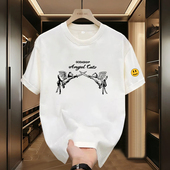 一折专区 型T恤短袖 DREW SEEW 笑脸休闲风标准版 圆领时尚 休闲