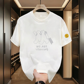 型T恤短袖 圆领卡通图案 SEEW 笑脸休闲风标准版 一折专区 DREW