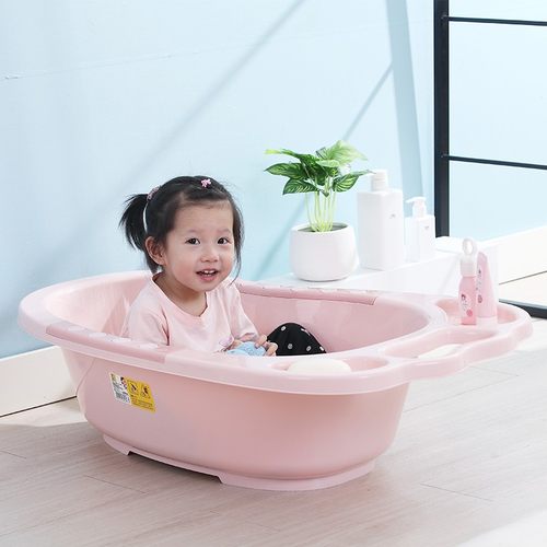 婴儿洗澡盆宝宝浴盆可坐躺通用儿童洗澡浴桶新生儿用品大号沐浴盆