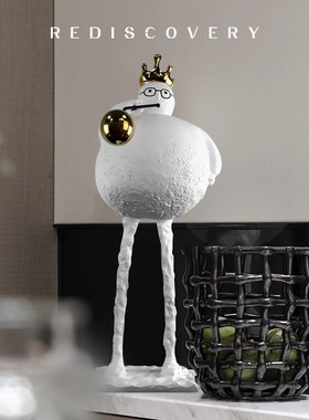 抽象人物雕塑f现代北欧创意思考者落地售楼处卡通人偶艺术装置摆