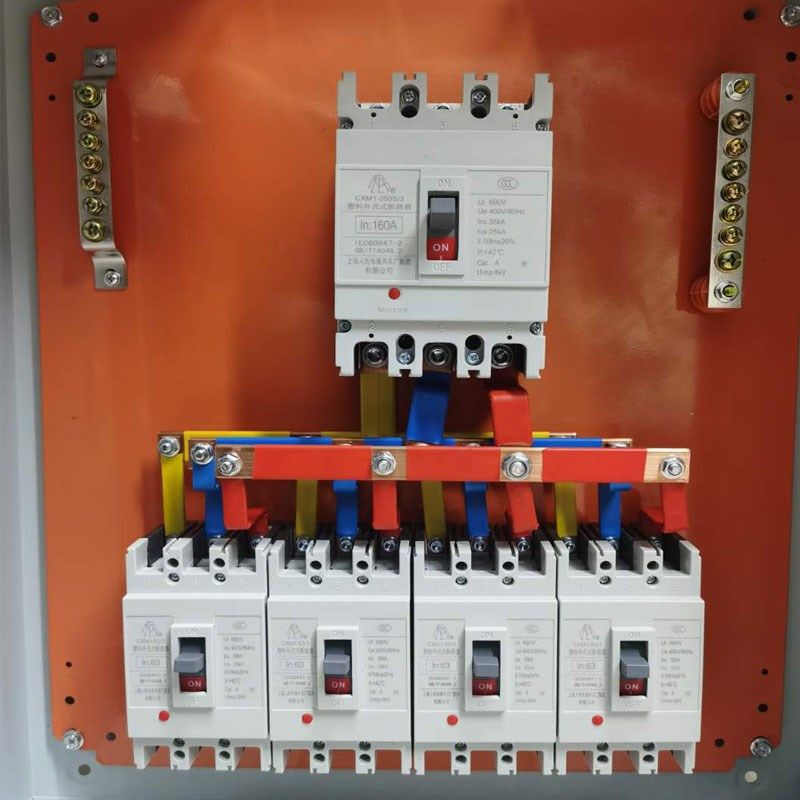 定做低压成套配电柜三相四线工程厂E房家用照明风机水泵控制柜电