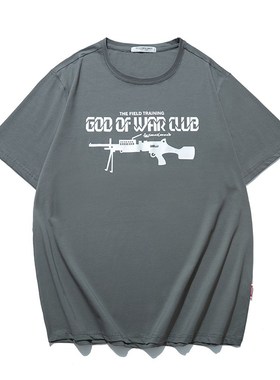 夏季10XL男装 宽松版400斤超级大号胸围170大码短袖T恤灰色枣红色