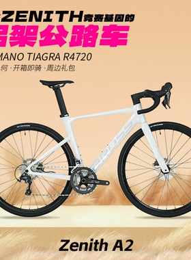 BROSS自行车ZenithA2 A3 A5气动型铝架碳叉公路车速油压碟刹