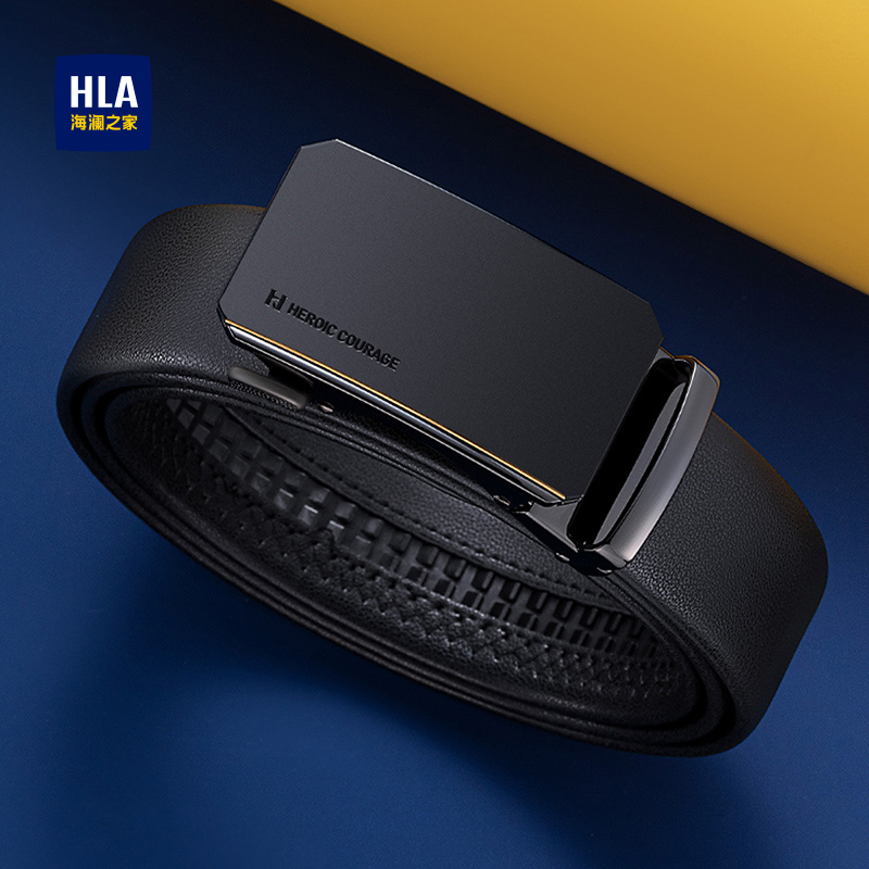 海澜之家皮带男士2025新款自动扣