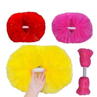 花球手花 啦啦队员 啦啦花球运动会拉拉队用 手摇花手拿花手柄款