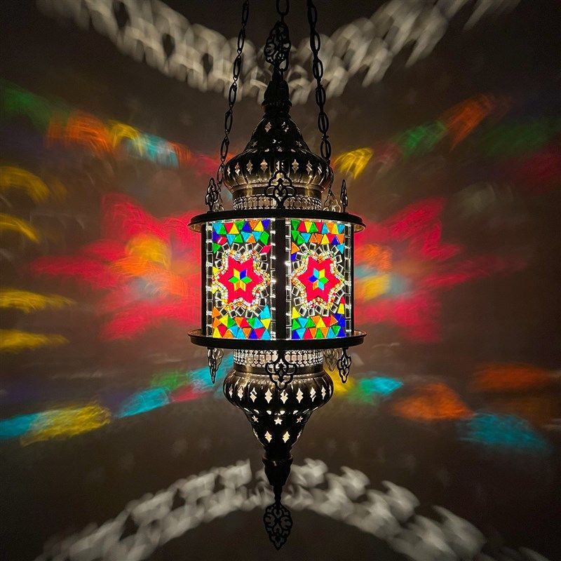 2024款土耳其六面体手工彩色玻璃吊灯特色餐厅咖啡厅酒店民宿吊灯,家装灯饰光源,酒店/宴会厅/餐饮吊灯,淘宝优惠券,粉丝福利购,淘宝优惠卷