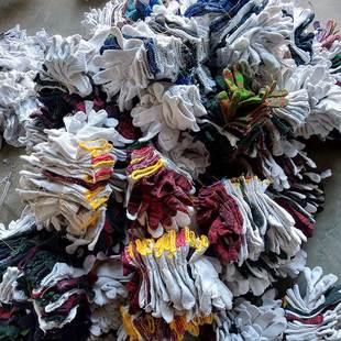 残次品手套劳工保耐磨工作v防护机械汽修车加厚工厂地干活棉线手