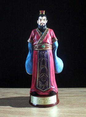 人物曹操客厅中式办公室书房创意内公仔三国家居饰品摆件雕像孟德