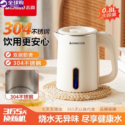大学生宿舍烧水壶小功率电热水壶酒店学生宿舍烧水壶800W低功率防
