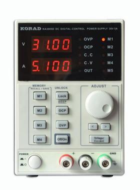 KA3003D KA3005D 0至30V 0至5A 数控线性可调直流稳压电源