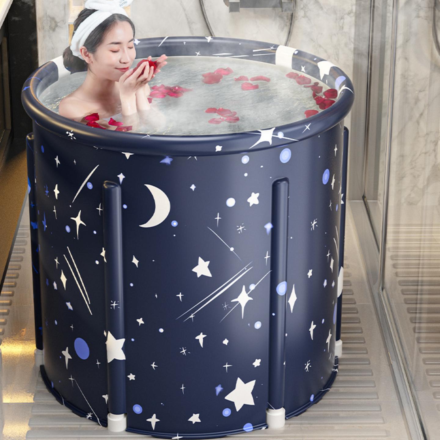 折叠加热泡澡桶家用神器