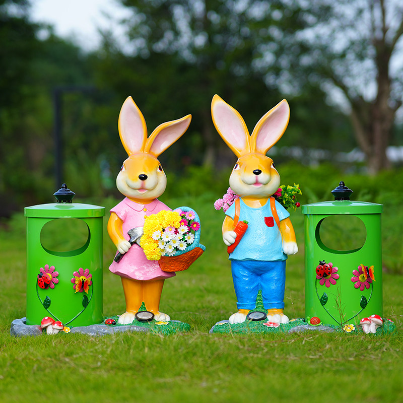 户外卡通动物垃圾桶分类果皮箱摆件小区学校环保景观雕塑小品装饰,家居饰品,户外/庭院摆件,淘宝优惠券,粉丝福利购,淘宝优惠卷