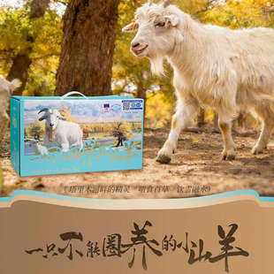 新疆羊肉礼盒新鲜现杀羊肉羊排草湖有机小山羊药膳羊肉草原散养