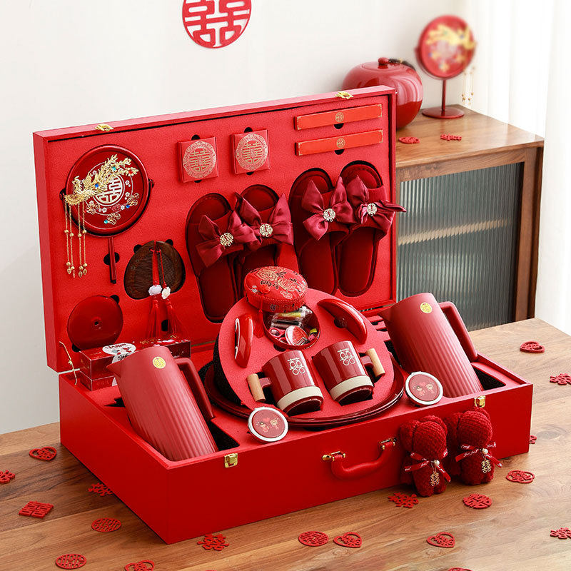 结婚女方陪嫁一整套全套陪嫁套装聚宝喜盆高档新娘洗漱娘家备婚,节庆用品/礼品,婚房装扮用品,淘宝优惠券,粉丝福利购,淘宝优惠卷