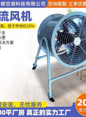 S高无品牌/速岗位0式轴流风机 220V38V强力排送风工业管道风机风