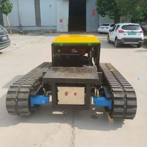 履AFD带底厂盘适用履带机车器动人运输电液压小型履带底盘家