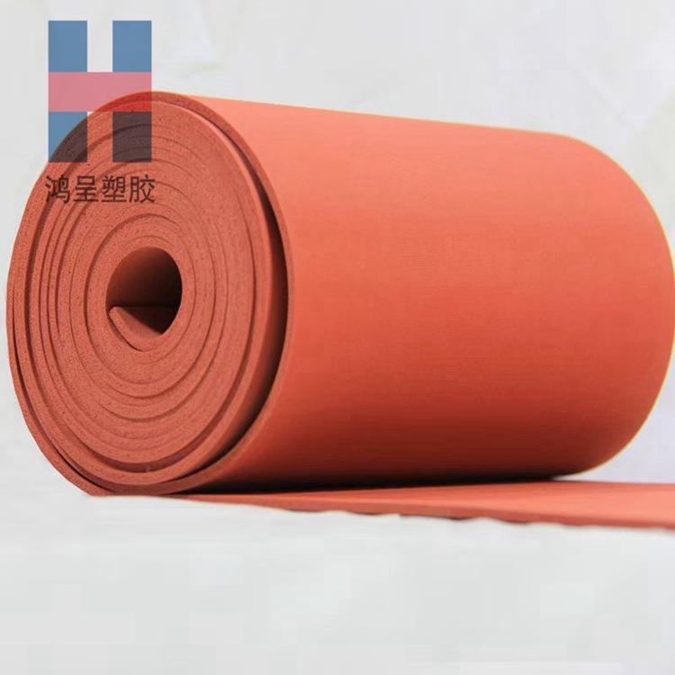 黑色发泡硅胶发泡板硅胶发泡垫3m背胶发泡胶板高温密封板厂家