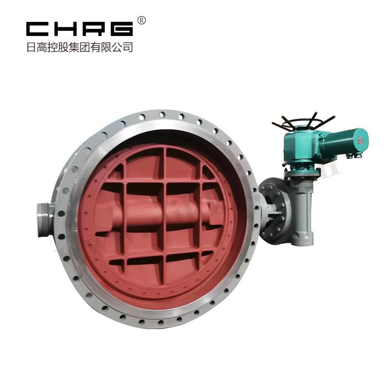 电动硬密封蝶阀D943P双向压多层次法兰式硬密封蝶阀