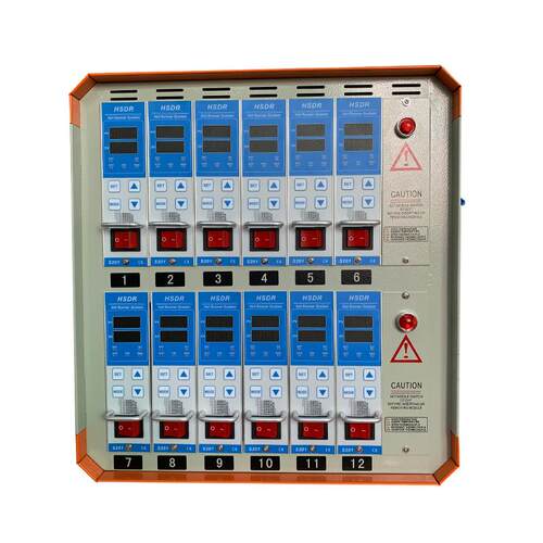 HSDR/华胜电热温控箱HSDRS201J/K互换注塑模具12段热流道控制器